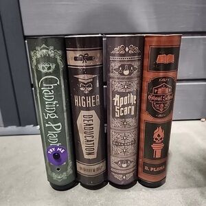 2024 Gemmy Disney Haunted Mansion MOVING ANIMATED HAUNTED BOOKS NEW IN HAND